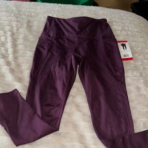 Size medium egg, plant, danskin leggings